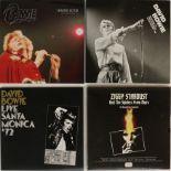 DAVID BOWIE / LIVE ALBUMS / RECENT RELEASES - LPs. Smart selection of 4 x LPs.