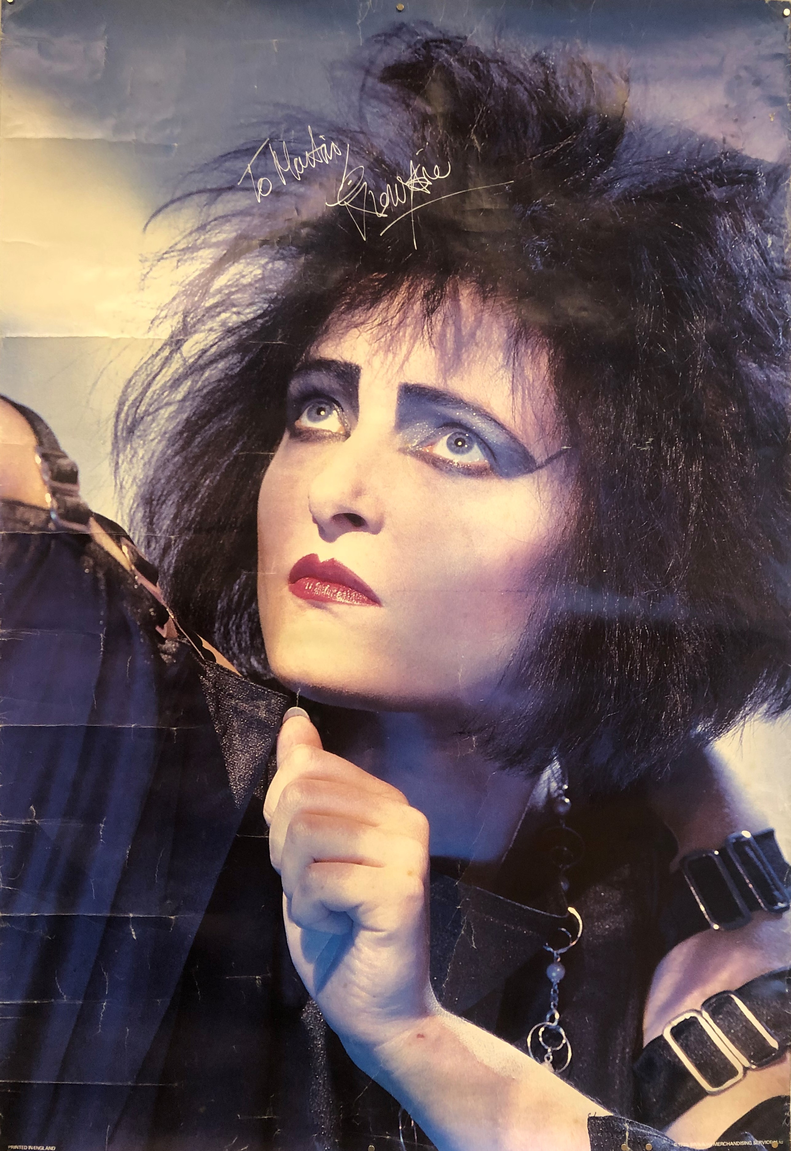 SIOUXSIE AND THE BANSHEES INC SIGNED POSTER. - Image 2 of 4