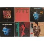 JEFF BECK & RELATED PROJECTS / JAPANESE & ROW RELEASES - LPs/12".