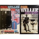 PAUL WELLER SIGNED POSTERS.