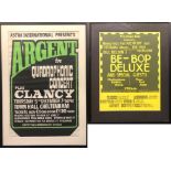 ARGENT/BE-BOP DELUXE FRAMES.