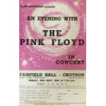 FAIRFIELD HALL CROYDON FLYER ARCHIVE - THE PINK FLOYD.