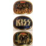 KISS 1977 PACIFICA BELT BUCKLES.