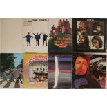 THE BEATLES & RELATED - LPs WITH 7". Fab collection of 17 x LPs with 8 x 7".