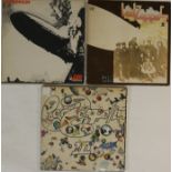 LED ZEPPELIN - 'PLUM ATLANTIC' UK LPs.