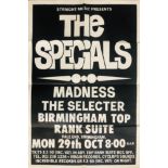 THE SPECIALS/MADNESS 1979 POSTER.