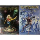 IRON MAIDEN. Two Iron Maiden tour programmes.