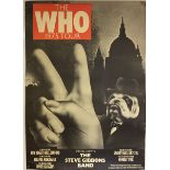 THE WHO 1975 TOUR. An original poster for The Who's 1975 tour. 23 x 33". VF condition.