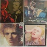 DAVID BOWIE / RYKO COLLECTION / US PRESSINGS - LPs. Fab selection of 4 x clear LPs.