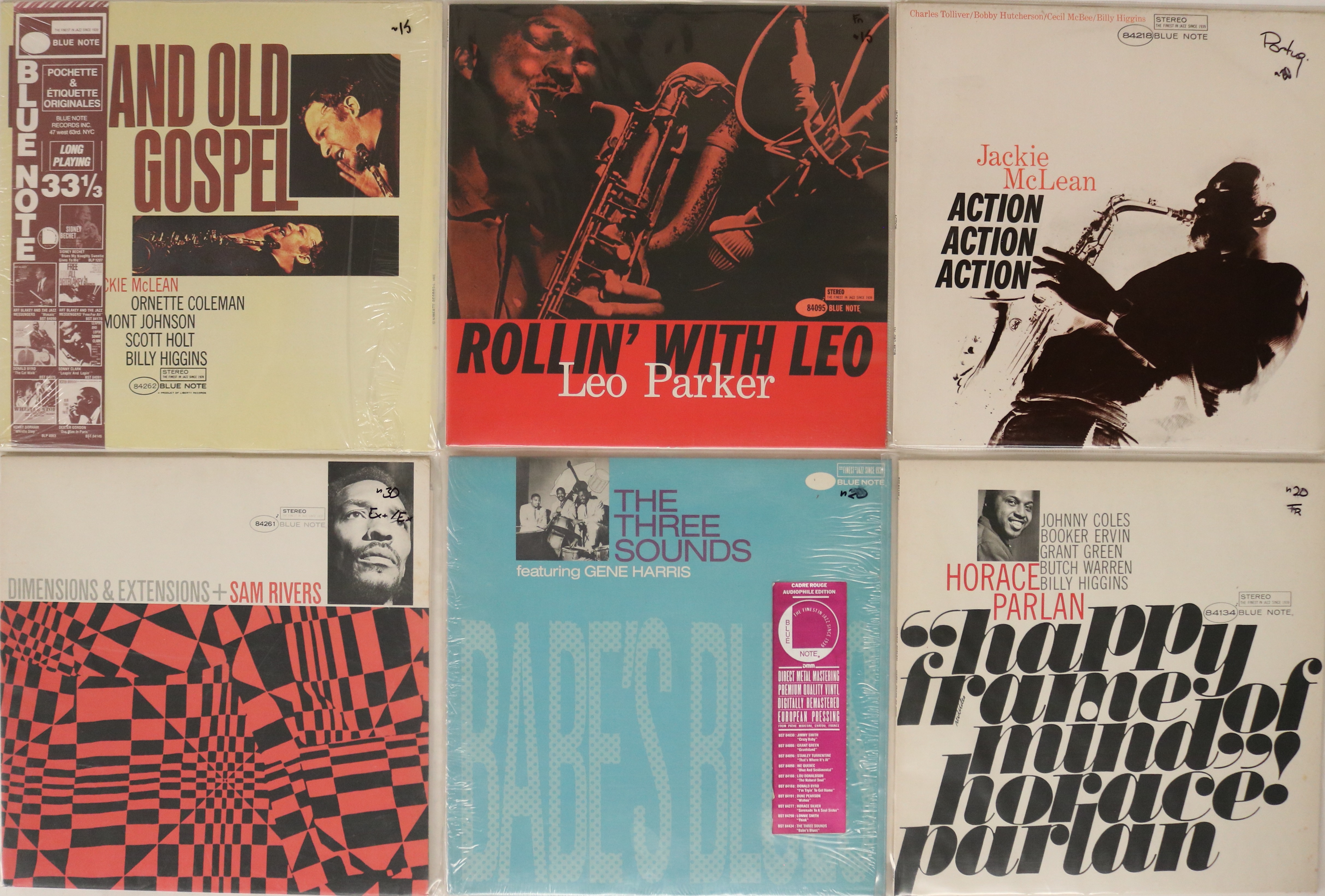 BLUE NOTE AUDIOPHILE COLLECTION - EU & UK LPs. High quality collection of 16 x LPs.