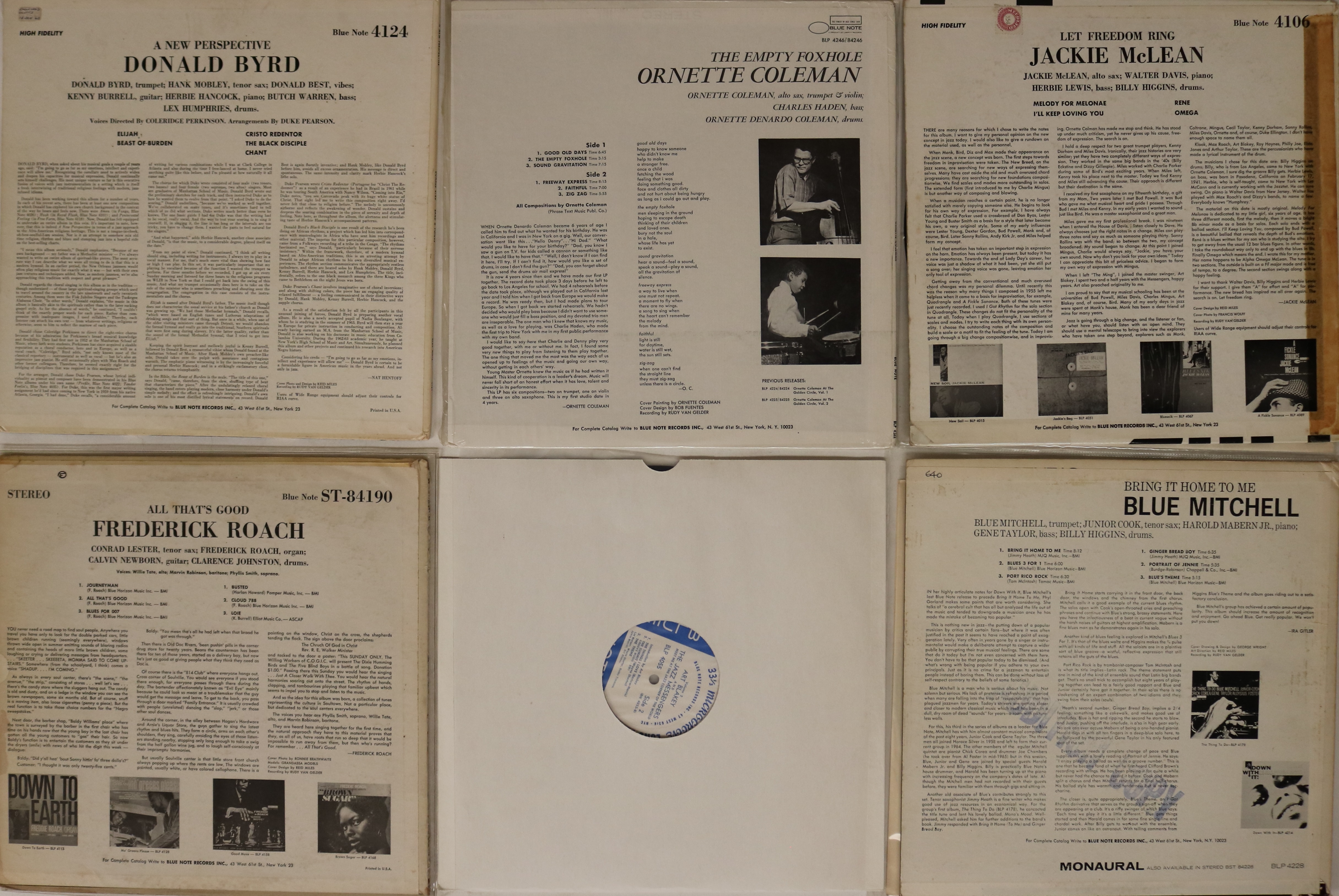 BLUE NOTE COLLECTION - NEW YORK LPs. Killer clean selection of 6 x LPs. - Image 2 of 2