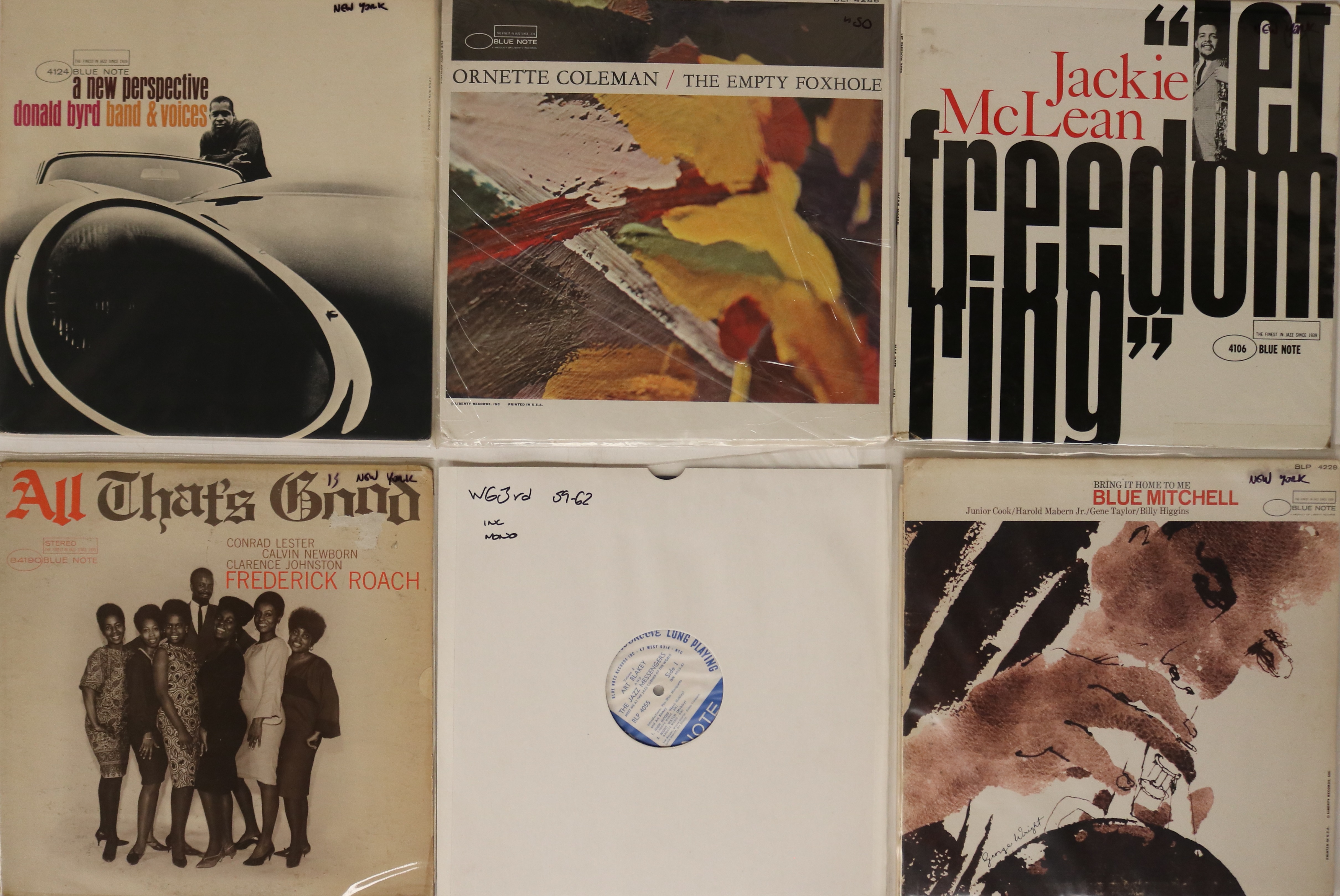 BLUE NOTE COLLECTION - NEW YORK LPs. Killer clean selection of 6 x LPs.