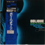 THE BLUE NOTE COLLECTION - BOBBY HUTCHERSON - OBLIQUE - (JAPANESE GXF-3061) LP.