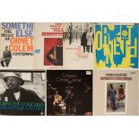 ORNETTE COLEMAN - LPs. Ornate collection of 7 x LPs featuring Ornette Coleman.