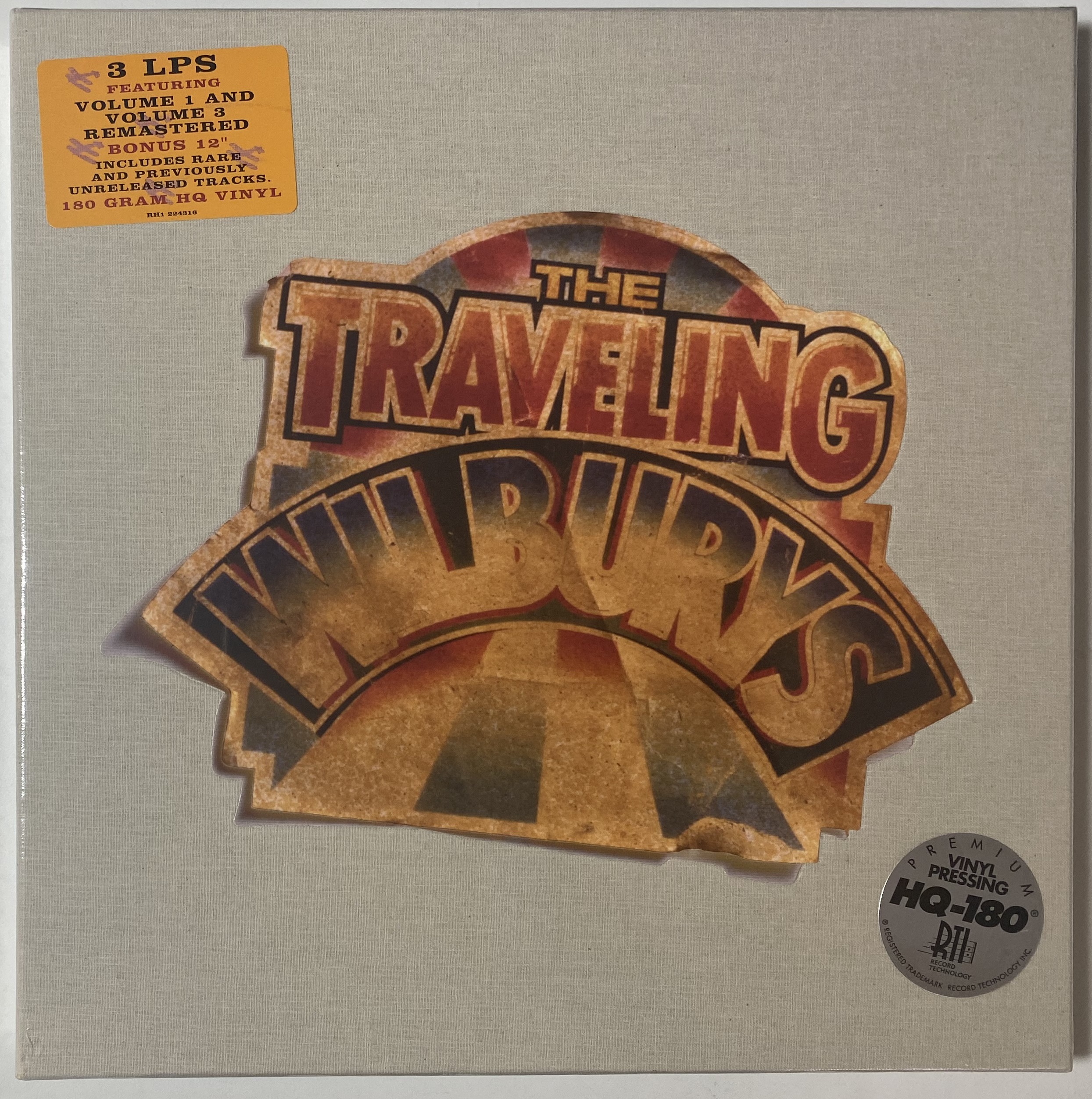 TRAVELING WILBURYS GRETSCH TW300 GUITAR/LP BOX SET. - Image 7 of 9