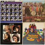 THE BEATLES - ORIGINAL UK LPs. Smart clean selection of 4 x LPs, all UK pressings.