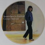 GEORGE HARRISON - SOMEWHERE IN ENGLAND (JAPANESE PROMO 7" PICTURE DISC - PS-1013).