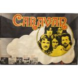 CARAVAN 1974. An original 1974 Caravan Deram albums poster. To measure 20X30".