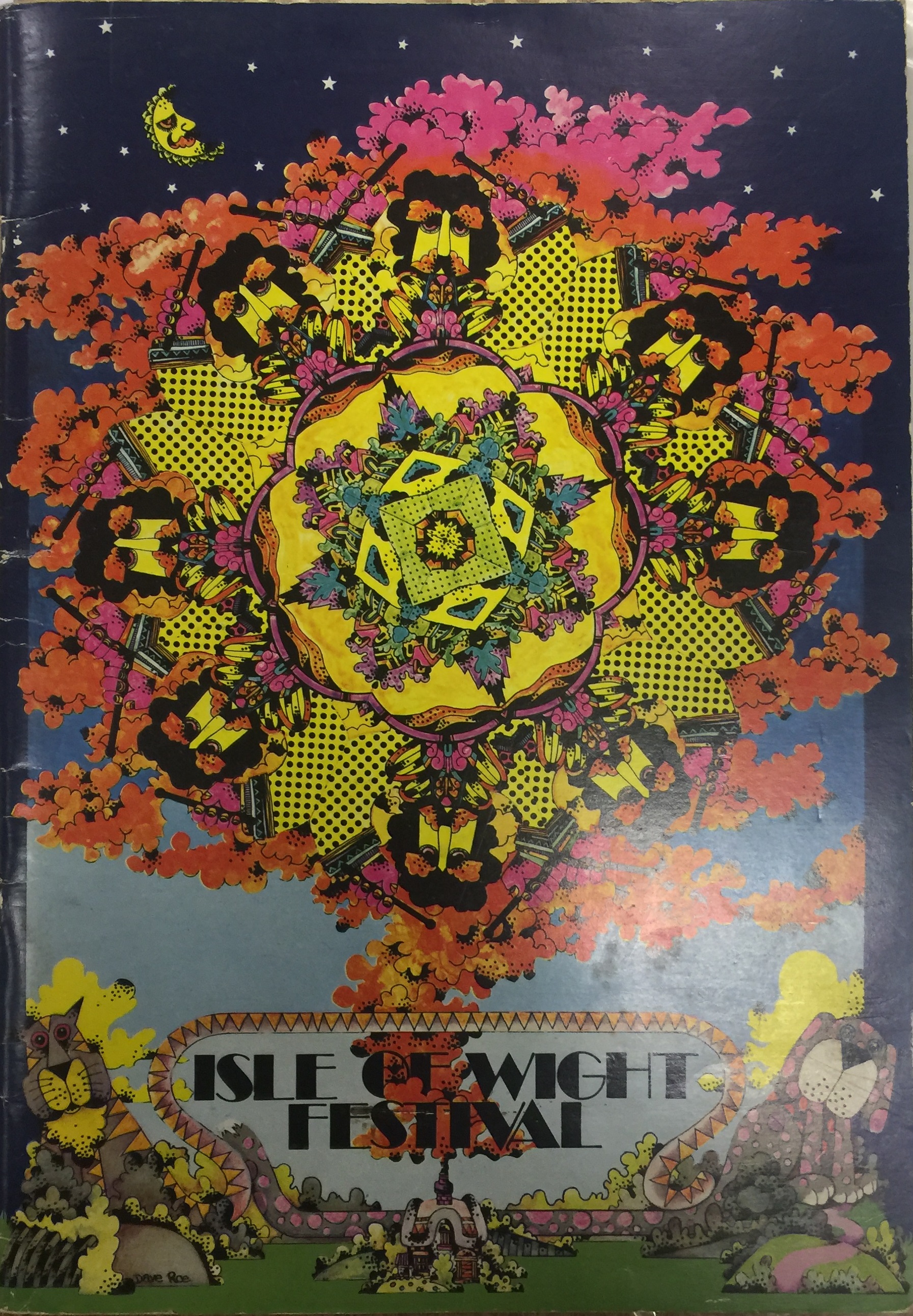 OZ MAGAZINE POSTERS/POSTCARDS - ISLE OF WIGHT FESTIVAL PROGRAMME. - Image 5 of 6