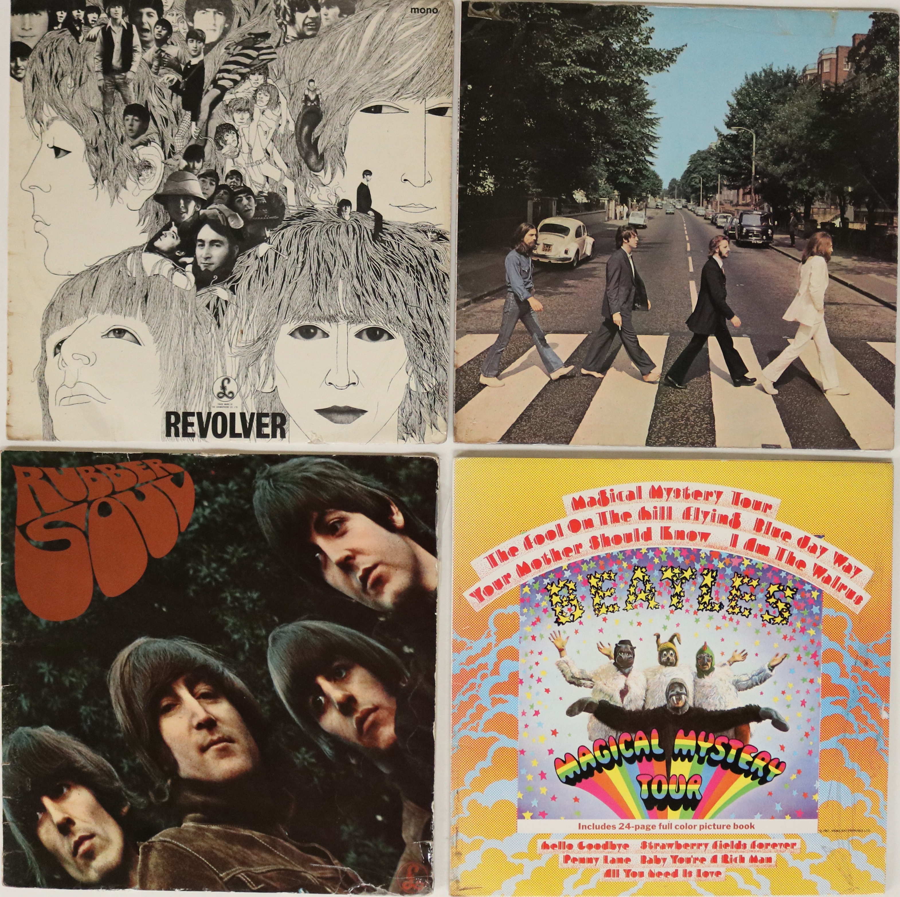 THE BEATLES - STUDIO LPs. Cool run of 8 x (mainly early/original UK) LPs. - Image 2 of 3
