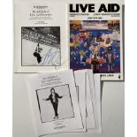 DAVID BAILEY SIGNED/LIVE AID - JOHN DEACON AND MORE.