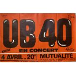 UB40 POSTERS.