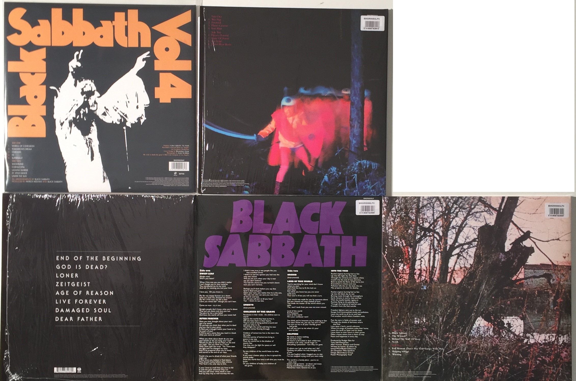 BLACK SABBATH - HIGH QUALITY/LIMITED EDITION LPs. Scorching pack of 5 x high quality pressing LPs. - Image 2 of 2