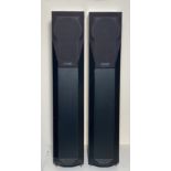 MISSION 782 SPEAKERS. A pair of Mission 782 floor-standing speakers with spikes on base.