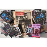 DEEP PURPLE VHS/MUSIC MAGAZINES.