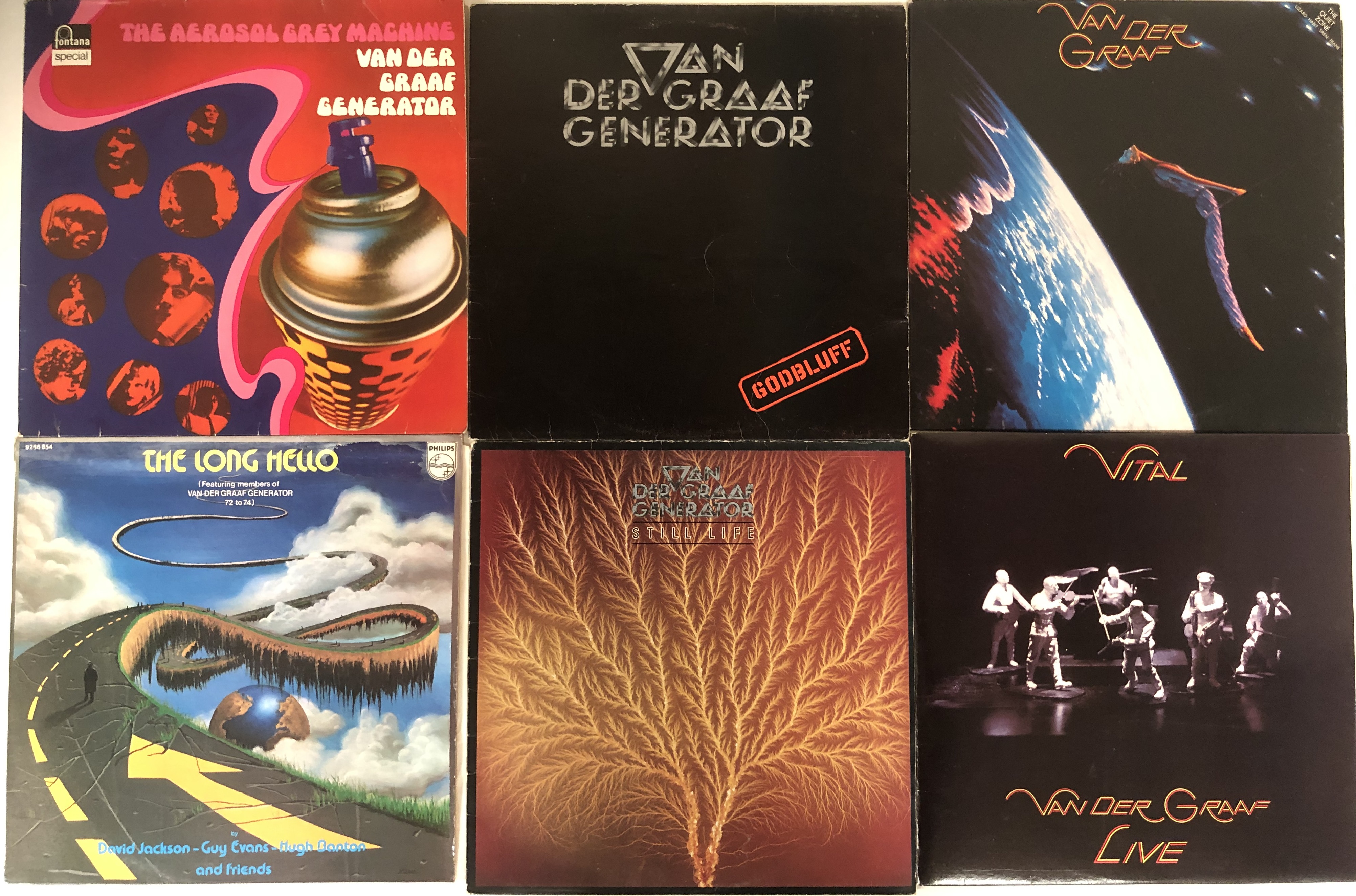 VAN DER GRAAF GENERATOR/PETER HAMMILL - LPs. Excellent collection of 16 x VDGG and related LPs.
