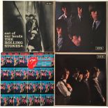 ROLLING STONES UK ORIGINAL LPS x 4.