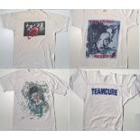 THE CURE. Four items of 'The Cure' clothing.