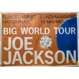 JOE JACKSON POSTERS/T SHIRT.