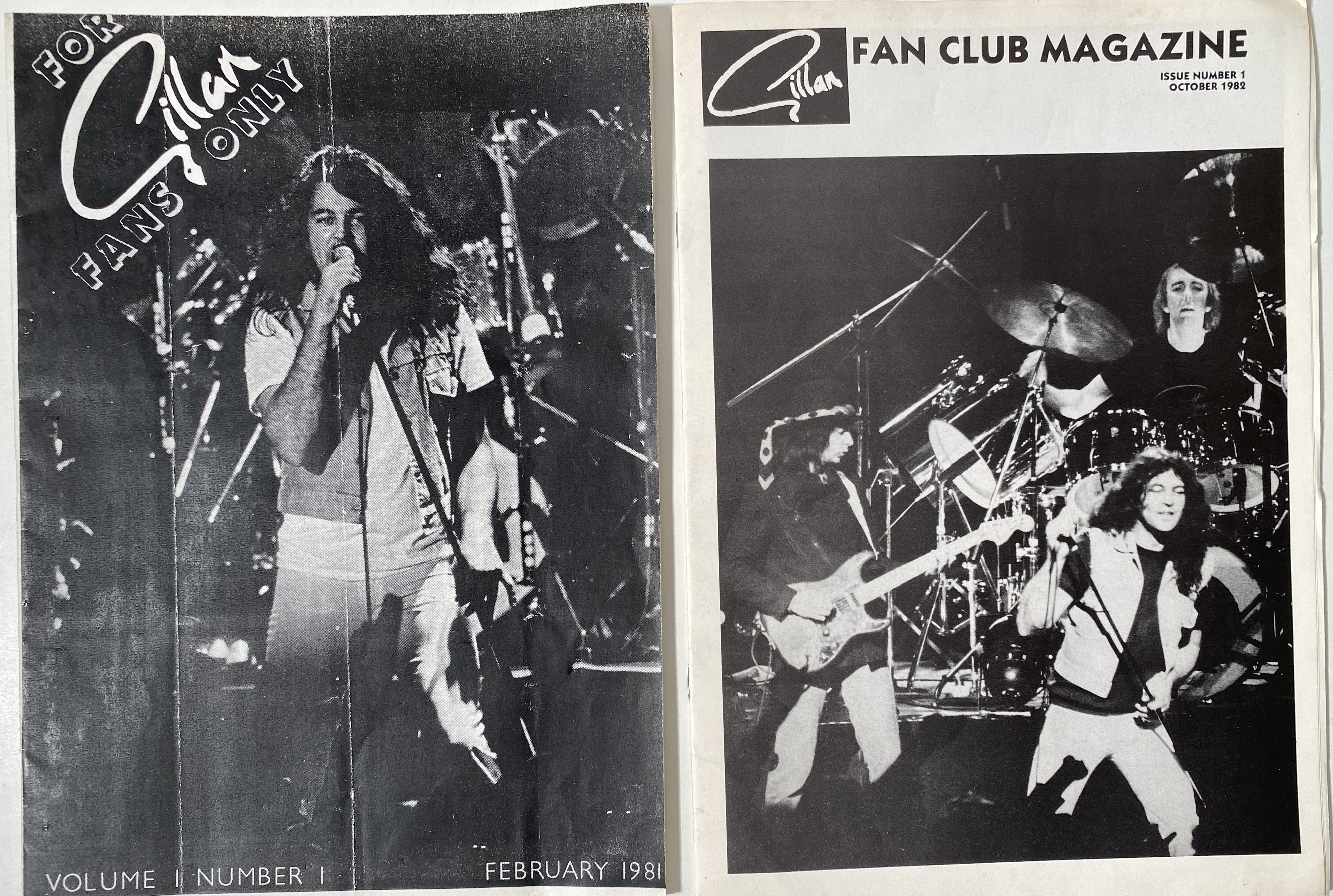 GILLAN FAN CLUB MATERIALS/T SHIRT. - Image 3 of 7