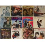 60s ROCK & ROLL / POP - JAPANESE RELEASES - 7". Burnin' clean collection of 28 x 7".