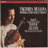 VIKTORIA MULLOVA - WORKS FOR SOLO VIOLIN LP (ORIGINAL STEREO NETHERLANDS PRESSING - 420 948-1).