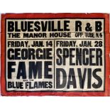 GEORGIE FAME/SPENCER DAVIS POSTER.