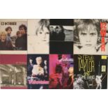 NEW WAVE / ART ROCK / COOL POP - LPs/12"/7". Rockin' collection of 50 x LPs, 10 x 12" and 30 x 7".