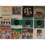 BEATLES & RELATED - 7". Expert collection of 44 x 7" with rarities.