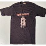 IRON MAIDEN T-SHIRT. An original Iron Maiden t-shirt for their British Tour in 1980 (L).