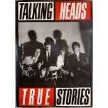 TALKING HEADS POSTERS. Four promo posters for Talking Heads' album True Stories.