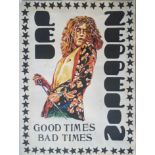 LED ZEPPELIN GOOD TIMES POSTER.