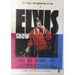 ELVIS PRESLEY. A framed Spanish poster for 'That's The Way It Is'.
