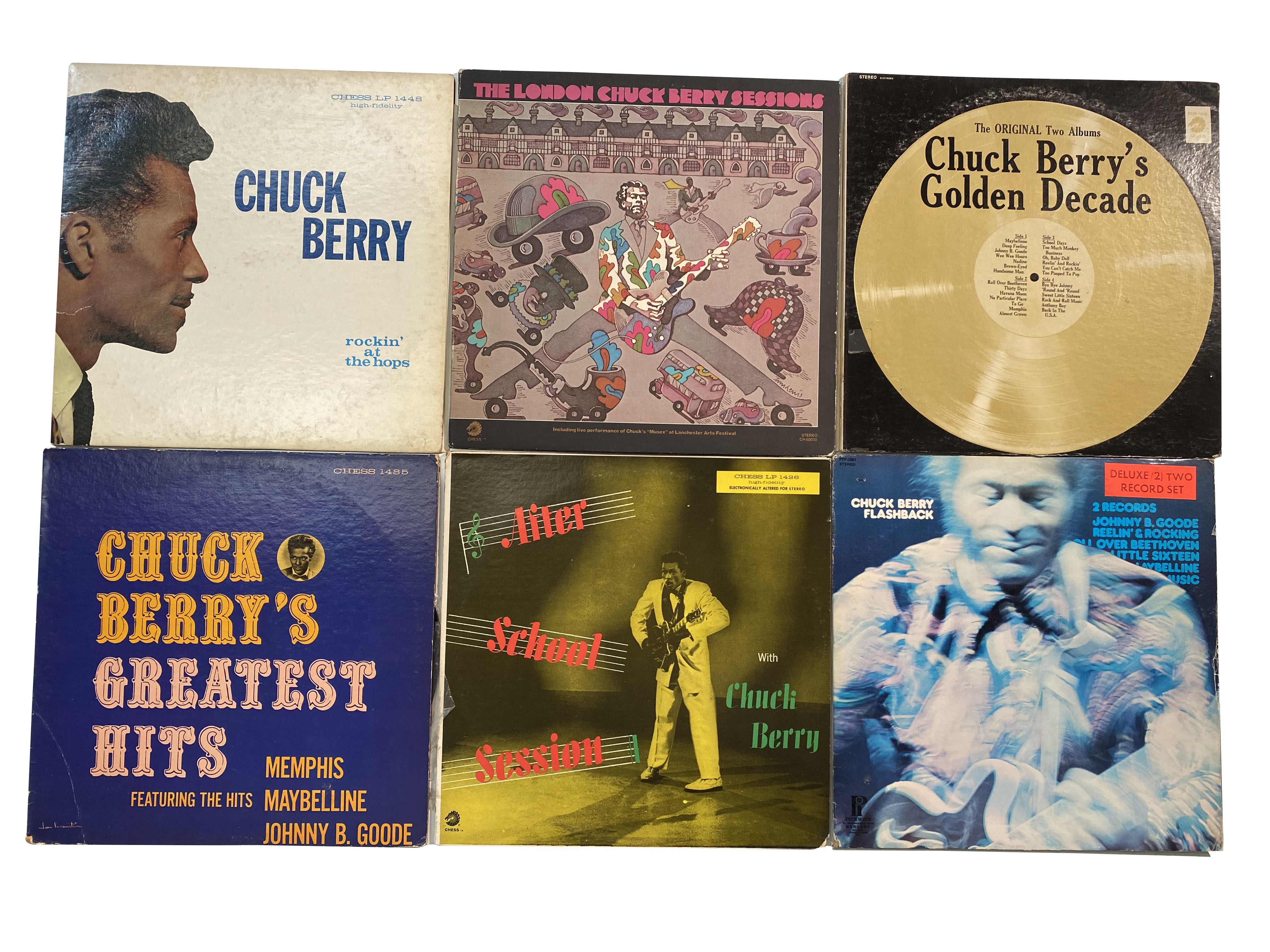 CHUCK BERRY US AND EU LPS.
