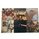 PINK FLOYD. UK issued titles, 13 LPs here, typically later pressings.