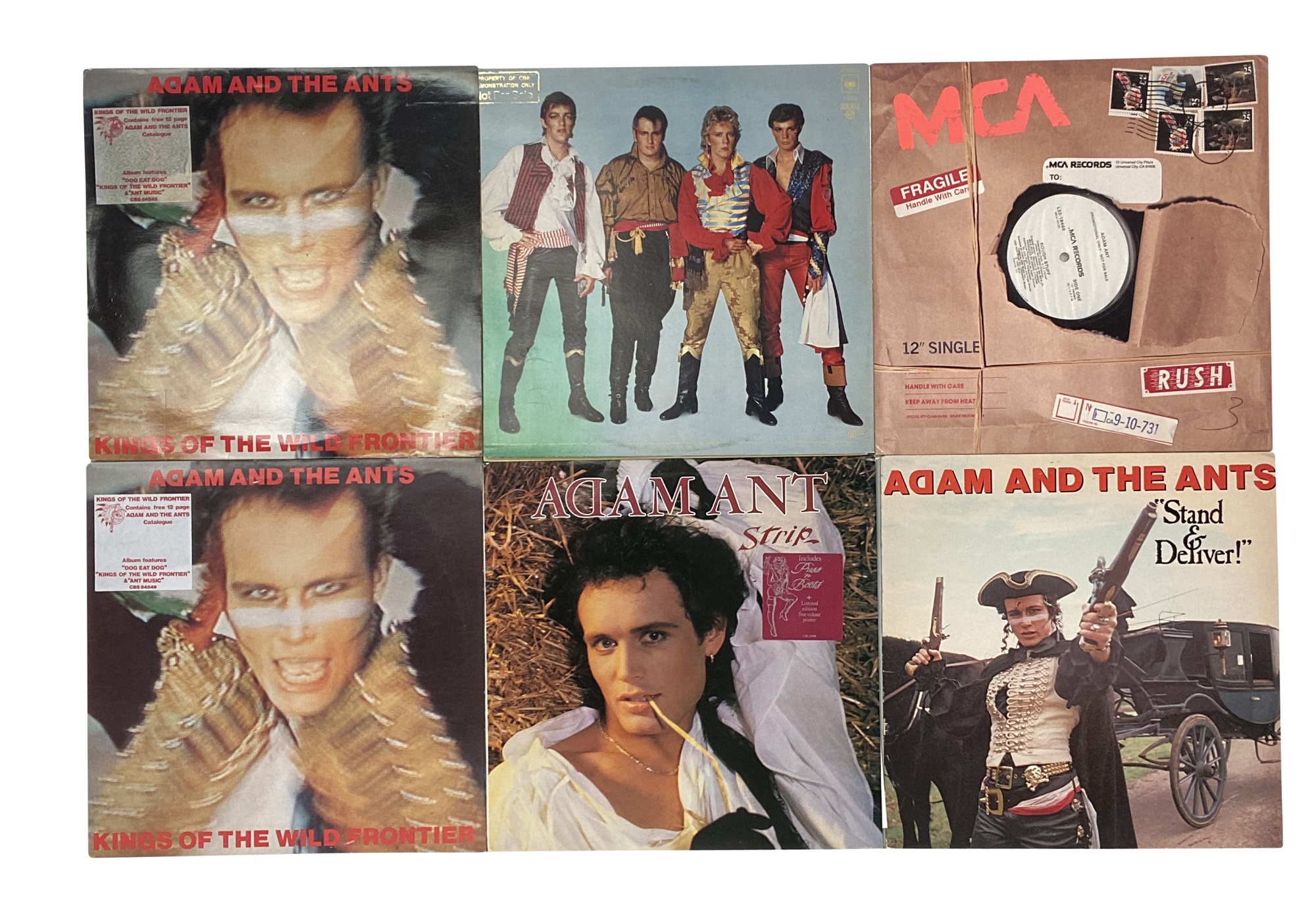 ADAM ANT. Plenty to go at here from Adam. 10 LPs and seven 12" singles/pic etc with promos. - Image 2 of 3