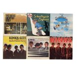 KINKS. 24 LPs and comp. Includes: The Kink Kontroversy (no sleeve, UK mono 1st, NPL.