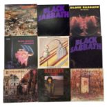 BLACK SABBATH/OZZY. Seventeen LPs here.