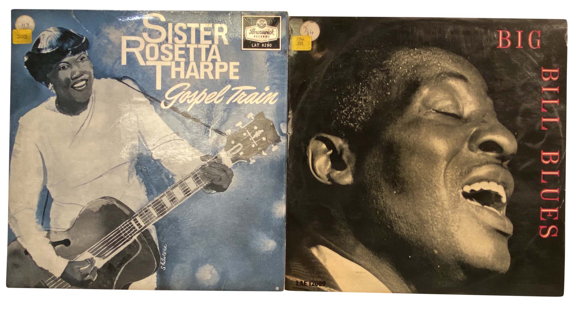 BIG BILL BROONZY/SISTER ROSETTA THARPE - LPs.