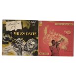 MILES DAVIS - 10". Two collectable 10" titles from early in Miles' career.